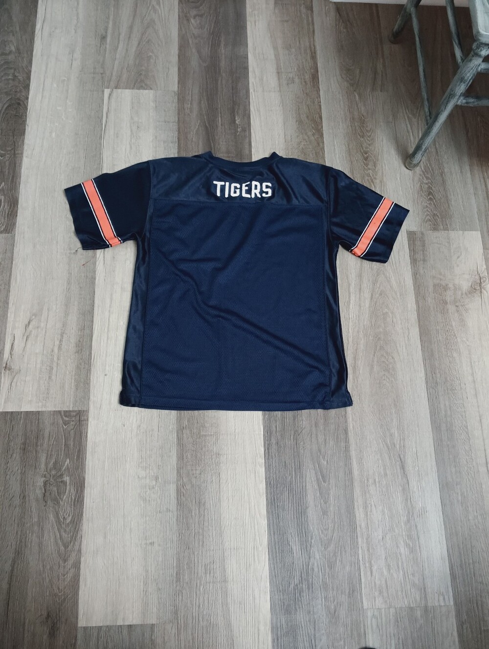 Boys Size Youth XL Navy Auburn 'Tigers' Short Sleeve Sports Jersey